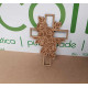 Pendente Cruz Cristo C/ Rosa