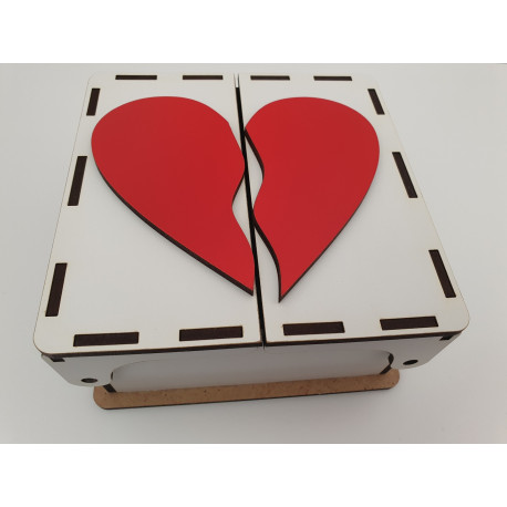 Caixa Coração São Valentim