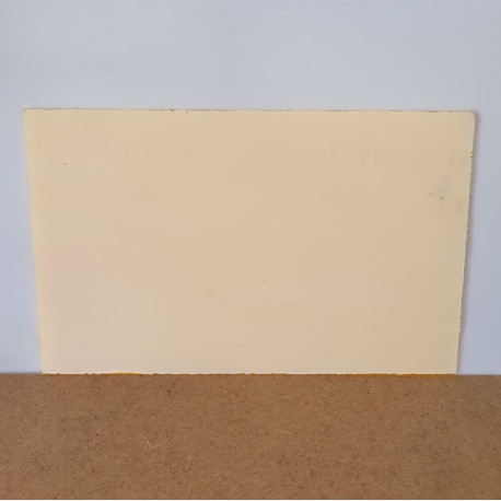 Placa Acrílico Amarelo Fluorescente 30x20cm 3mm