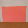 Placa Acrílico Laranja Fluorescente 30x20cm 3mm