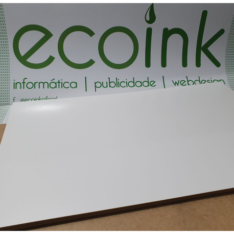 18 X Placas MDF 3mm - Branco 2 faces 40X40cm