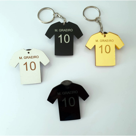 Porta-chaves T-shirt Futebol