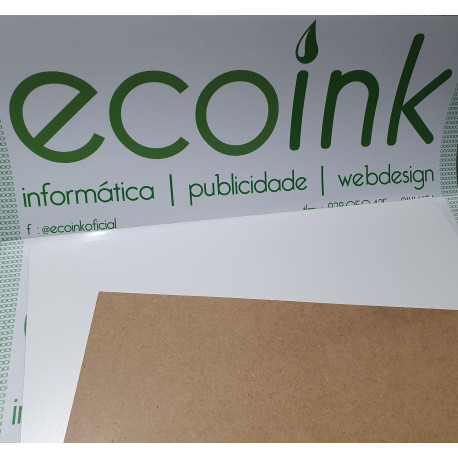 16 X Placas MDF Crú 3mm - 60X40cm